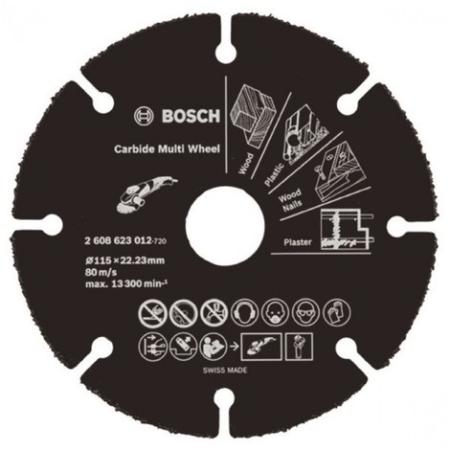 Disco para amoladora corte madera-plasticos BOSCH