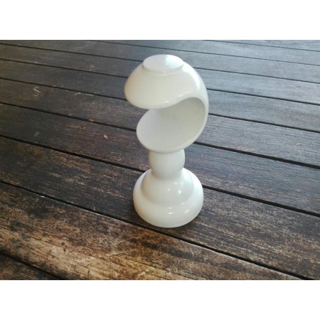 SOPORTE BARRA MADERA BLANCA 27X110