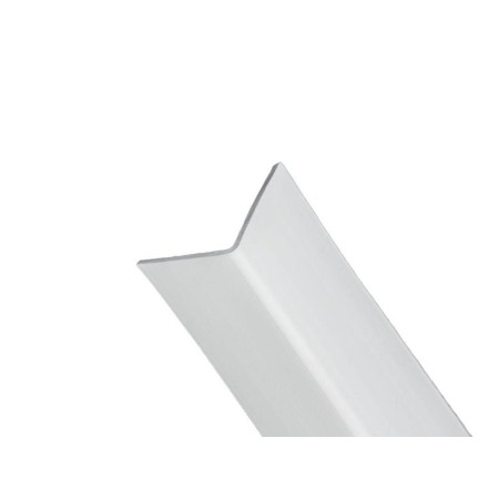 PERFIL PVC ANGULO 25X25 MM.  BLANCO BARRA 2,5 METROS
