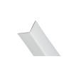 PERFIL PVC ANGULO 25X25 MM.  BLANCO BARRA 2,5 METROS
