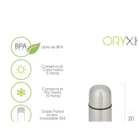 TERMO LIQUIDOS ACERO INOXIDABLE ANTIGOTEO 350 ML. 