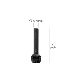 FRESA ROTATIVA PARA METAL ESFERICA Ø 12 MM. 