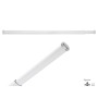 BARRA VISILLO EXTENSIBLE 25. 5/40 CM.  CON MUELLE PRESION AJUSTABLE   (1 PIEZA)