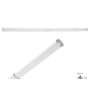 BARRA VISILLO EXTENSIBLE 37. 5/60 CM.  CON MUELLE PRESION AJUSTABLE   (1 PIEZA)