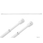 BARRA VISILLO EXTENSIBLE 80/98 CM.  CON SOPORTE  (2 PIEZAS)