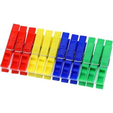 PINZA PARA ROPA PLASTICO (PAQUETE 12 UNIDADES)