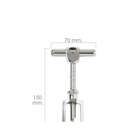 SACACORCHOS BODEGA MANUAL CROMADO