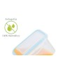 RECIPIENTE HERMETICO PLASTICO REDONDO 440 ML.   Ø 9. 5X18. 5  (ALT. ) CM. 