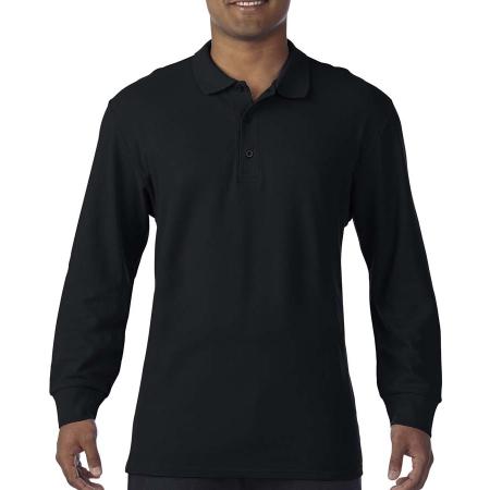 MACOR  POLO MANGA LARGA AZUL T-XL