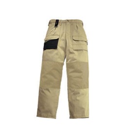 MANOVRE PANTALON LARGO BEIGE TALLA S