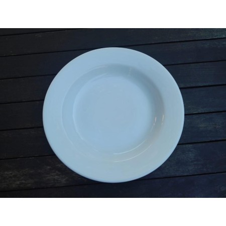 COK PLATO HONDO HOSTELERIA 22.5 CMS BLANCO