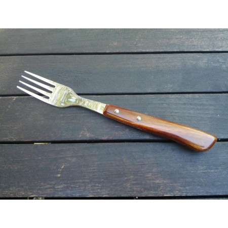 ARCOS TENEDOR CHULETERO MANGO MADERA 8039