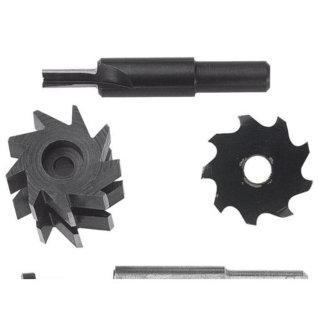 WOLFCRAFT JUEGO FRESAS RANURA 6 MM