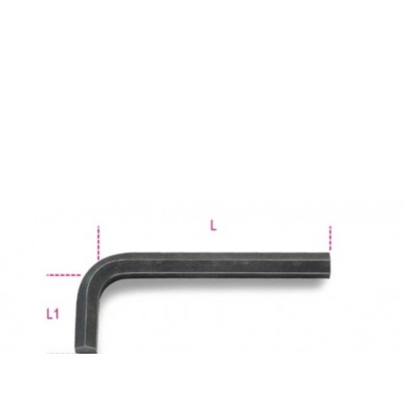 LLAVE ALLEN CORTA 10 MM PAVONADA