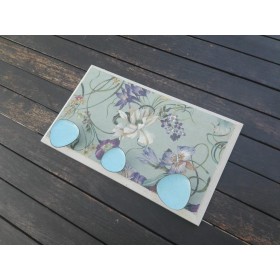FYH PERCHA VINTAGE ORQUIDEA 3 AZUL 
