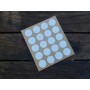 BLISTER 100 TAPATORNILLOS ADHESIVO 13 MM BLANCO