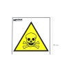 CARTEL PELIGRO PRODUCTOS TOXICOS 30X21CM. 