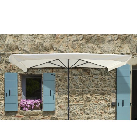 SOMBRILLA JARDIN A PARED 230 X 130 X 254  (ALT. ) CM.  COLOR BEIGE