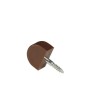 SOPORTE ESTANTERIA TORNILLO PEQUEÑO MARRON  (CAJA 100 UNIDADES)
