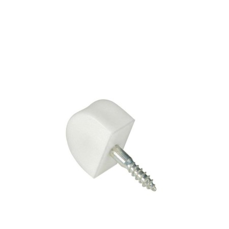 SOPORTE ESTANTERIA TORNILLO PEQUEÑO BLANCO  (CAJA 100 UNIDADES)