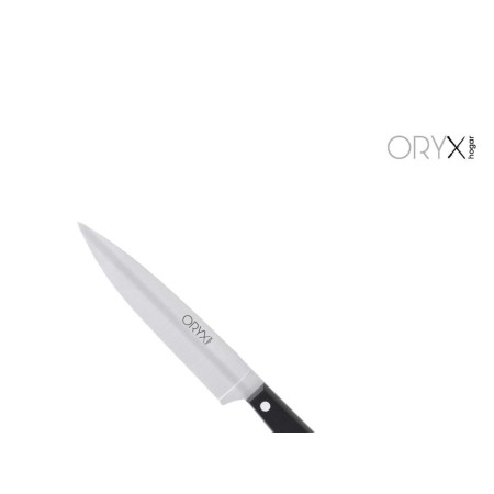 CUCHILLO GRENOBLE VERDURAS HOJA ACERO INOXIDABLE 15 CM.  NEGRO