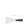 ESPATULA COCINA GRENOBLE ACERO INOXIDABLE 9 CM.  NEGRO