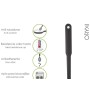 ESPUMADERA COCINA NYLON BASIC 33,5 X 11 CM. 