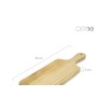 TABLA CORTAR MADERA DE PINO RECTANGULAR 25X14X2 CM.  CON MANGO