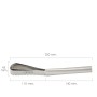 DESCAMADOR PESCADO PROFESIONAL ACERO INOXIDABLE 250 MM. 