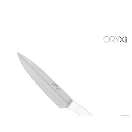CUCHILLO ALASKA VERDURAS HOJA ACERO INOXIDABLE 16 CM.  BLANCO