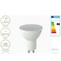 BOMBILLA LED DICROICA GU10 7 W  -  50 W REGULABLE 450 LUMENES LUZ CALIDA