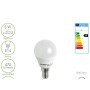 BOMBILLA LED ESFERICA REGULABLE ROSCA E14 5 W.  40 W.  470 LUMENES LUZ CÁLIDA