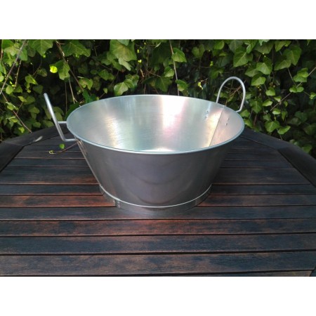 BARREÑO GALVANIZADO BAÑO  12  30X14 CM.   6 LITROS