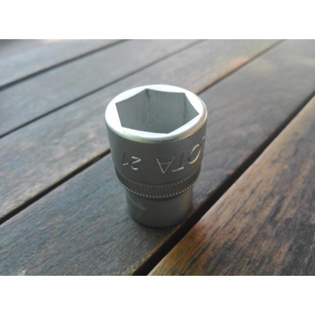 BELLOTA VASO CARRACA 6520 - 1/2 - 21MM -EXAGONAL