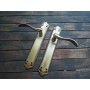 IRONWORK JUEGO MANIVELA PB LATON SATINADO
