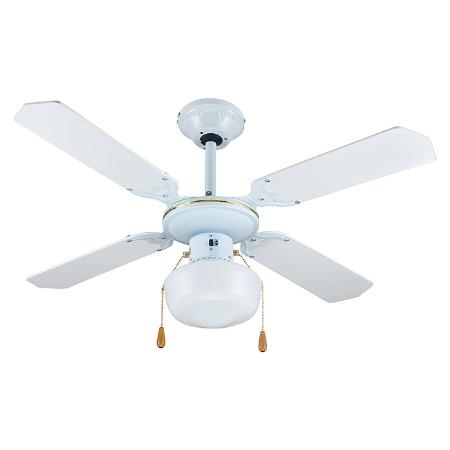 VENTILADOR DE TECHO MALAGA CLASICO BLANCO