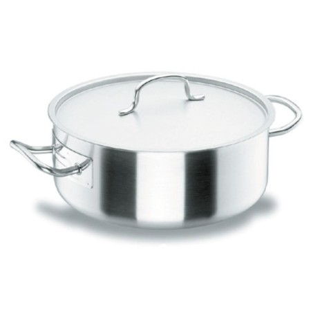 ALAR CACEROLA HOTEL INOX CON TAPA 28 CMS