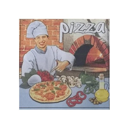 CAJA PIZZA 27X27X4 CM. QUATRICO PIZZERO C/100 UDS 