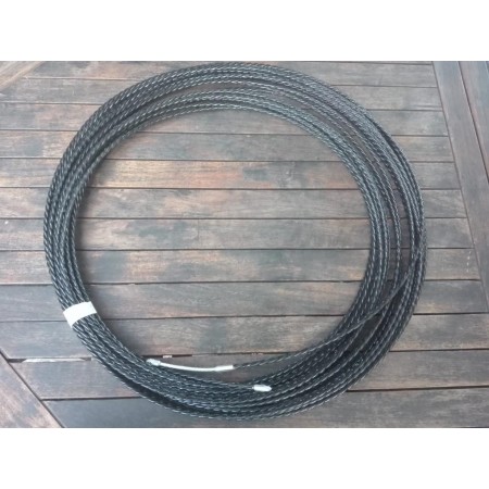 GUIA PASACABLES 30MTS NEGRA PROFESIONAL REFORZADA