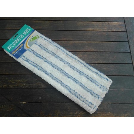 RECAMBIO MOPA 50 CMS RAYA BLANCO AZUL MICROFIBRA