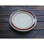 RETRO PLATO PAN OCRE BANDA MARRON