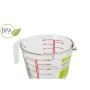 JARRA CRISTAL MEDIDORA CRISTAL 1 LITRO Ø 16 X 11 (ALT) CM.