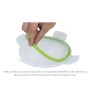 ANILLO SILICONA PARA RECIPIENTE HERMETICO CRISTAL REDONDO  400 ML.