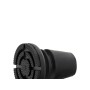 TACO GOMA BASTON NEGRO TUBO Ø 16 MM. / BASE Ø 55 MM. TIPO FUELLE BOLSA 25 UNIDADES