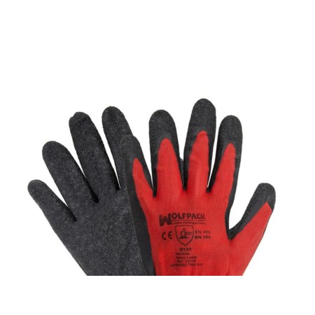 GUANTES LATEX / NYLON GRIPFLEX TALLA  9 (PAR)