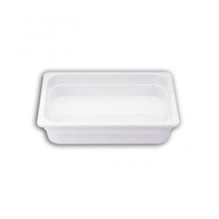 CUBETA GASTRONORM GN 1/2 32.5X26.5X6.5 BLANCA