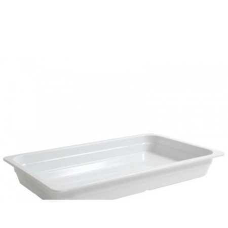 CUBETA GASTRONORM 1/2 32,5X26,5X4 BLANCA 