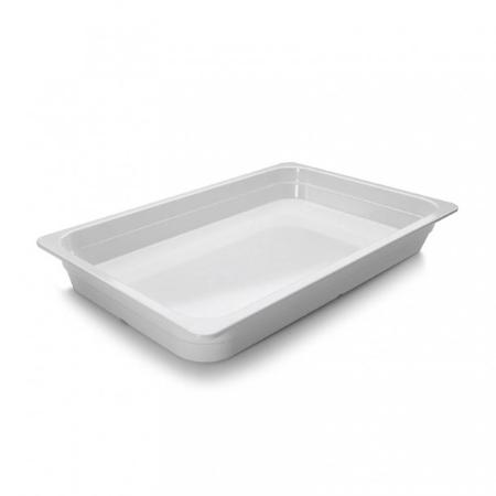 CUBETA GASTRONORM GN 1/1 53X32,5X4 BLANCA