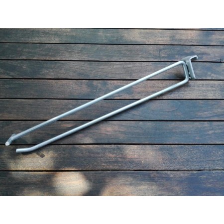 PANEL PERFORADO GANCHO BARRA FUERZA 40CM CON PORTAPRECIO