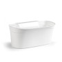 CUBO BASURA COLGANTE PARA ENCIMERA / CESTA RECOGEDORA DESPERDICIOS 31X13X17.5 (ALT.) CM. COLOR BLANCO